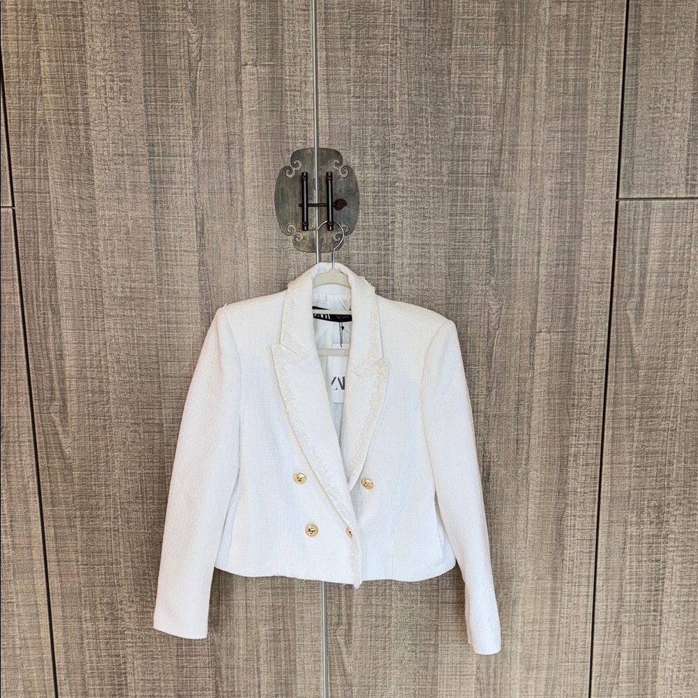 Zara Tailored‎ Double-Breasted Blazer